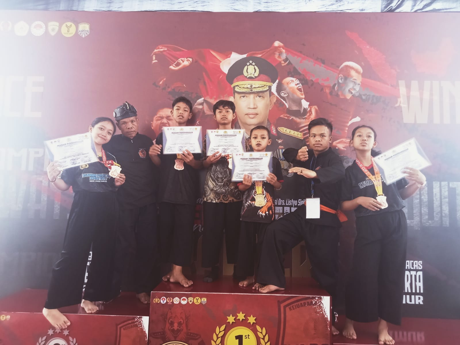 Paguron Pencak Silat Wening Galih Ukir Prestasi di Kejuaraan Kapolri Cup 2 Nasional