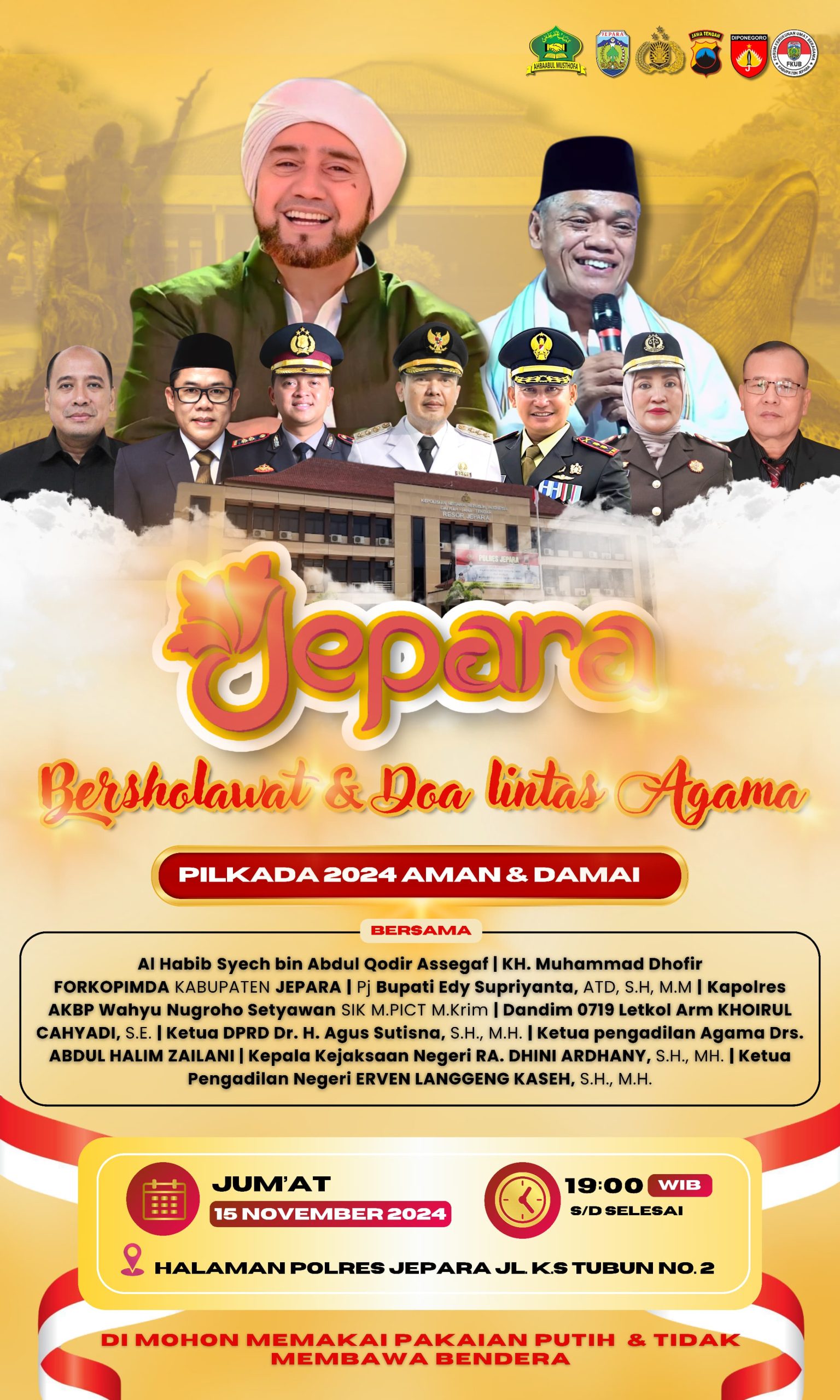 Catat Tanggalnya, Jepara Bersholawat Akan Hadirkan Habib Syech Bin Abdul Qodir Assegaf