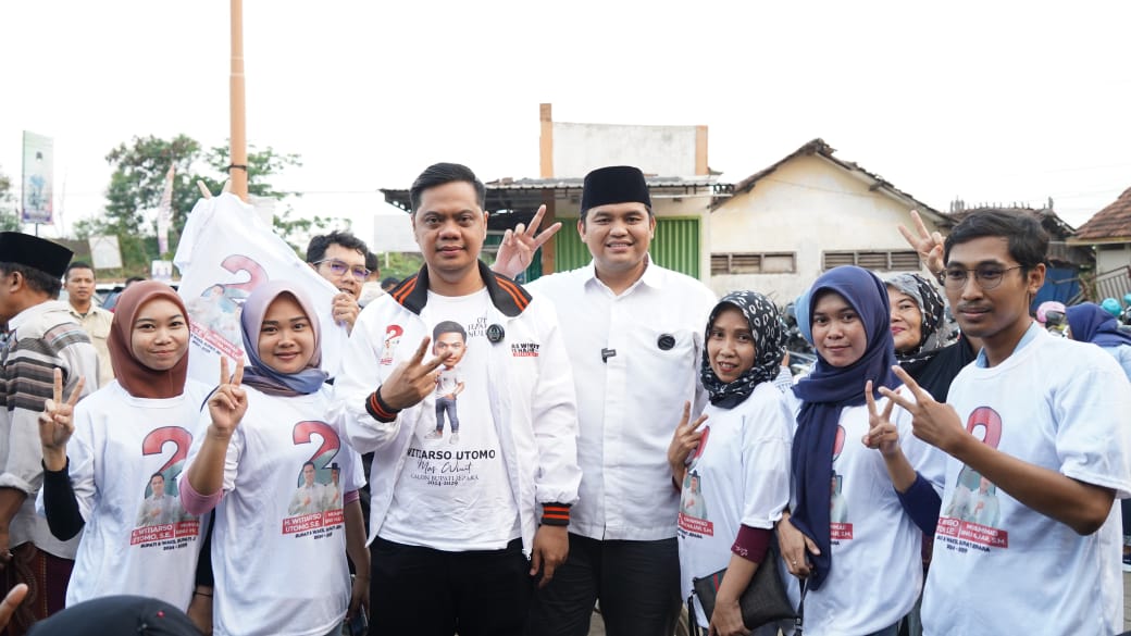 Pasangan Witiarso Utomo -Ibnu Hajar, Mendominasi Tiga PolIIing di Pilkada Jepara