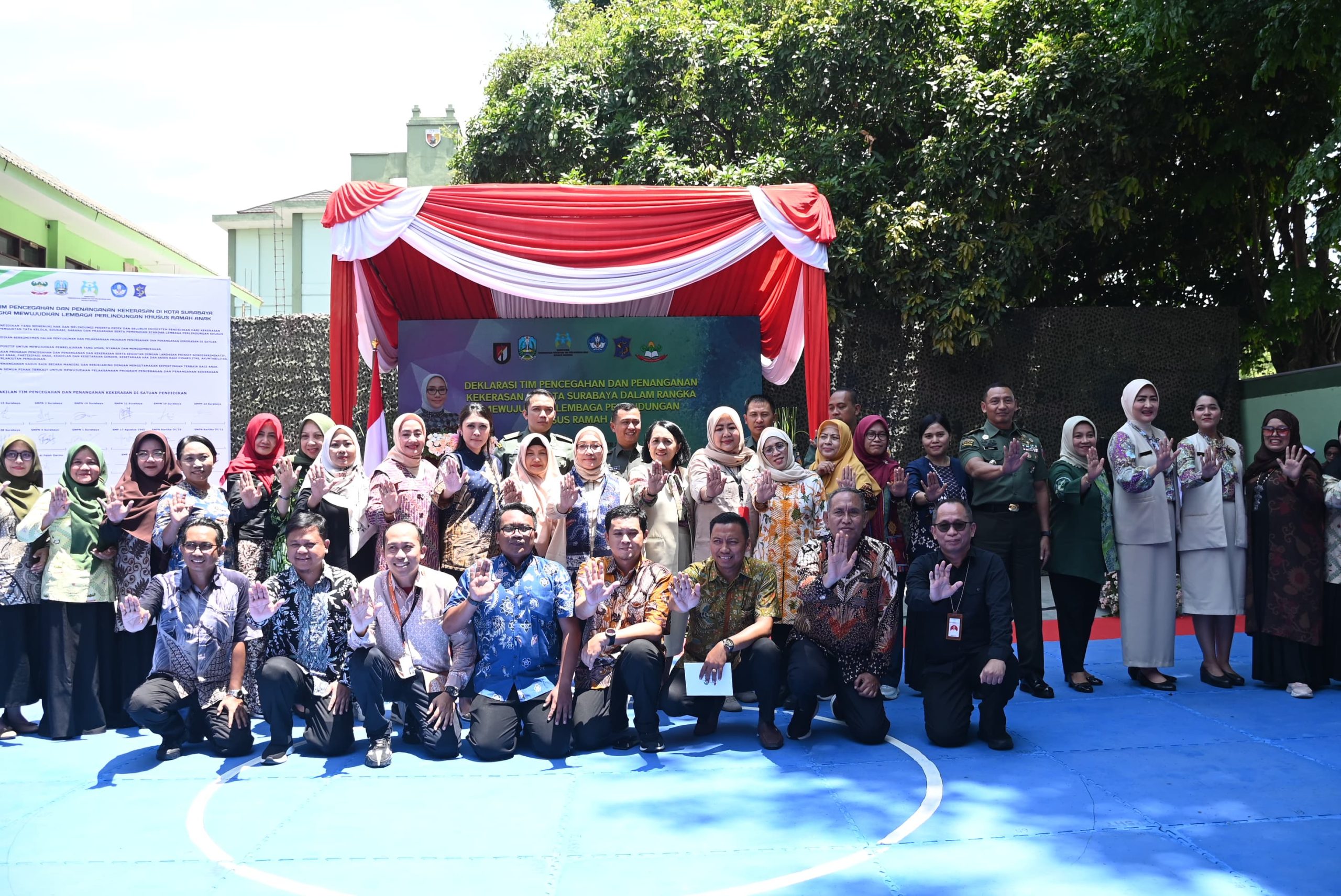Menteri PPPA Nyatakan SMP Kartika IV-1 Surabaya Sebagai Sekolah Ramah Anak