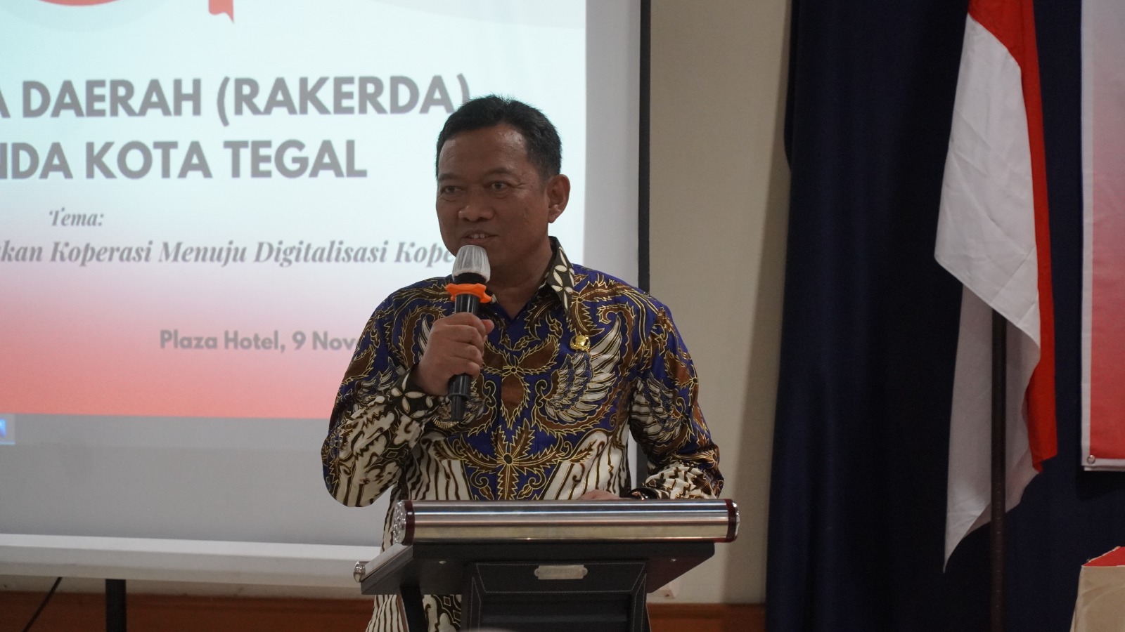 Pj Wali Kota Tegal Buka Secara Resmi Rakerda Dekopinda