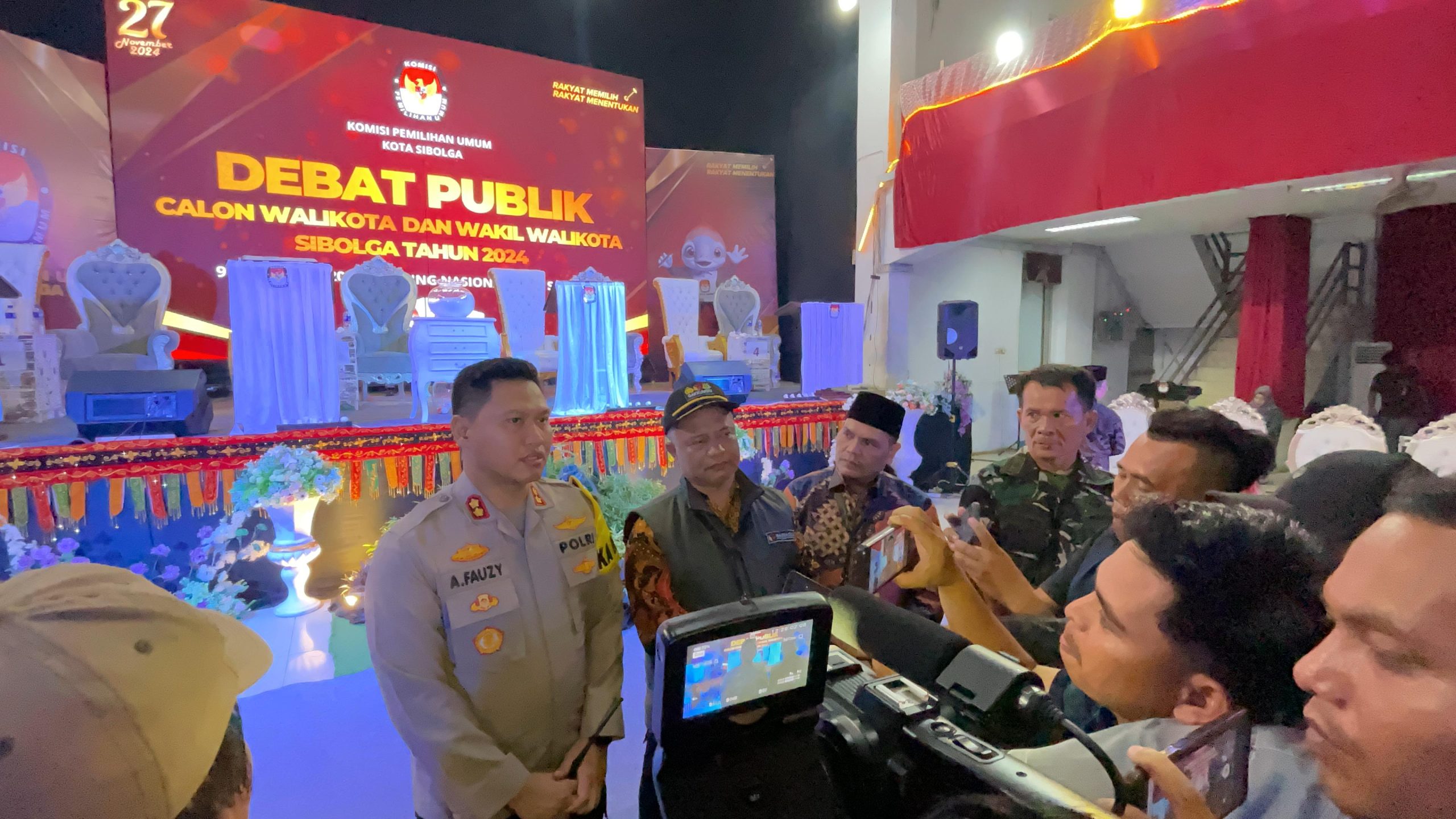 Dalam Rangka Debat Publik, Polres Sibolga Laksanakan Pengamanan Extra Ketat