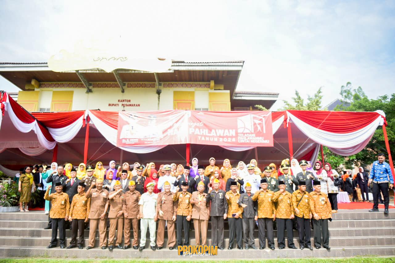 Gelar Upacara Peringatan Hari Pahlawan ke-79, Bupati Dendi Ajak Implementasikan Nilai Kepahlawanan 