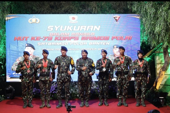 Kapolda Banten Hadiri Syukuran Hari Jadi ke-79 Korps Brimob Polri