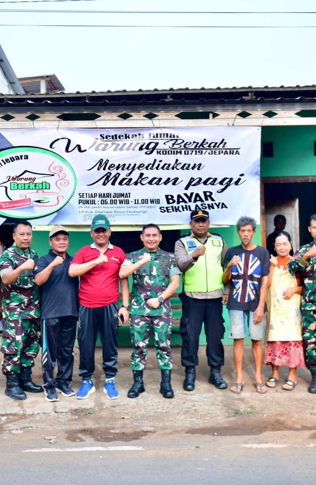 Launcing “Warung Berkah Kodim 0719/Jepara”: Wadah Kebersamaan dan Kepedulian untuk Masyarakat