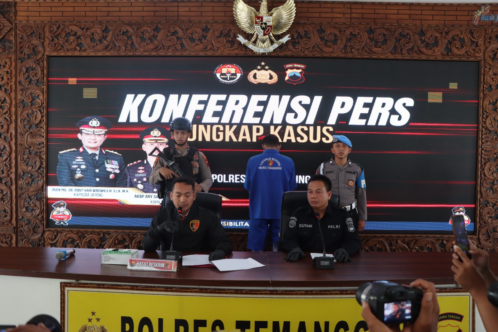 Nekat Curi Begisting Pada Dinihari, Satu Tersangka Diamankan Polres Temanggung
