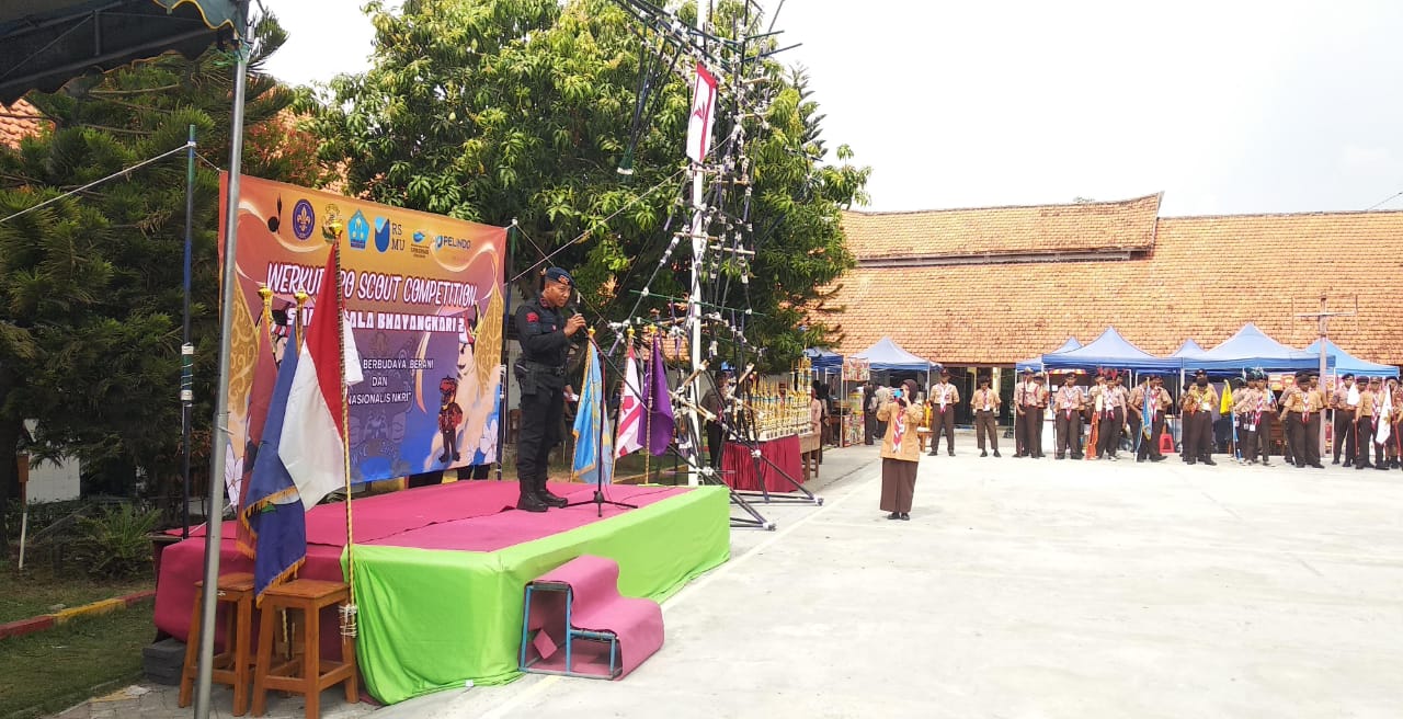 Wakili Dandim, Mayor Hermansyah Hadiri Upacara Pembukaan Werkudoro Scout Competition (WSC)