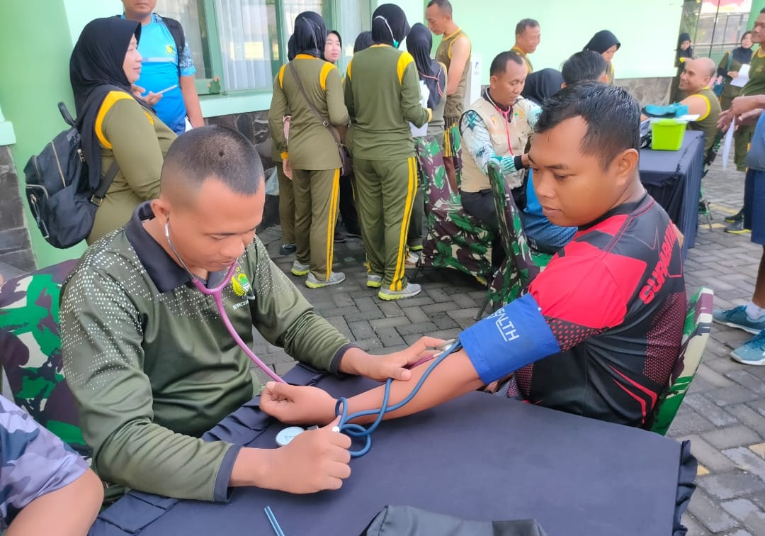 Ukur Kemampuan Fisik Prajurit dan PNS, Kodim 0830/Surabaya Utara Gelar Garjas Periodik