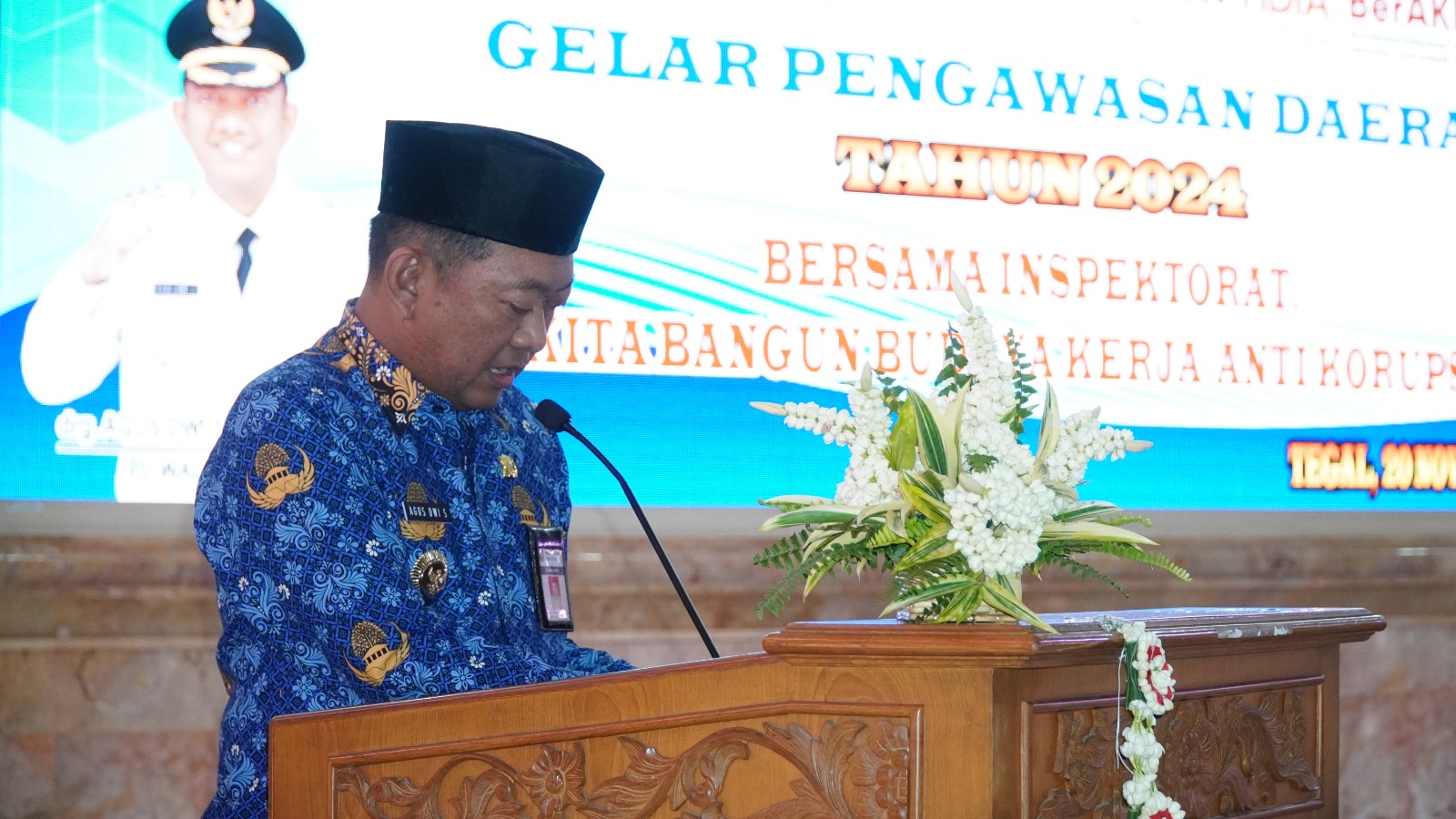Buka Larwasda, Pj. Walkot Dorong ASN Bangun Budaya Kerja Anti Korupsi