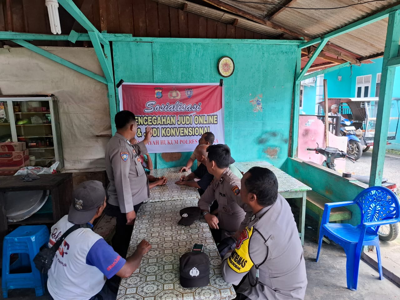 Apresiasi Kepada Bhabinkamtibmas Dan Aparat Kelurahan Himbau Warganya Tidak Bermain Judi