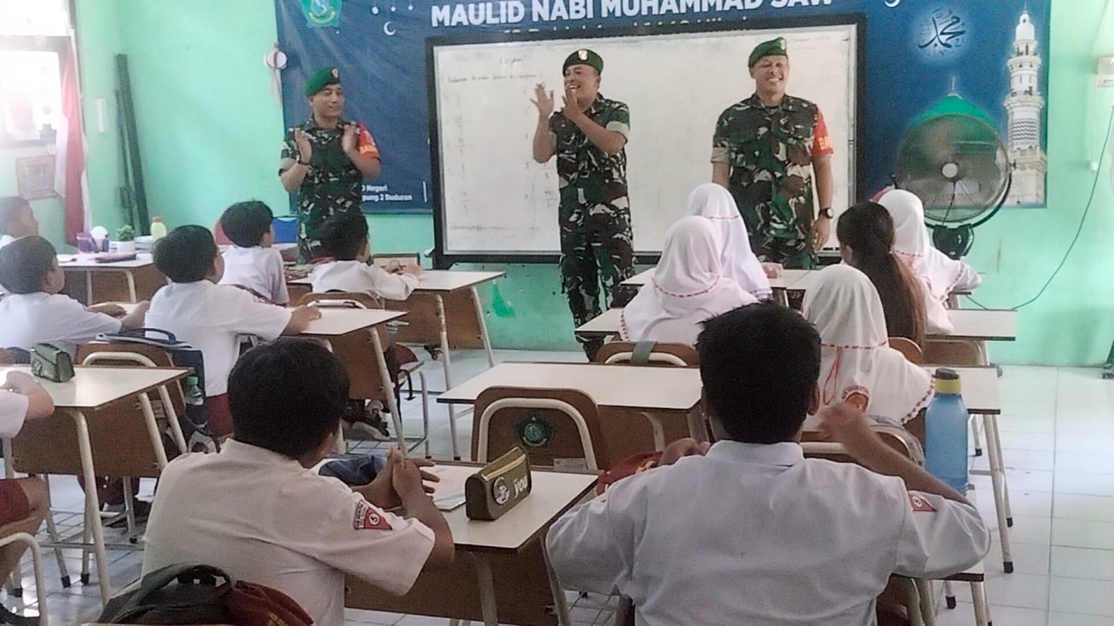 Babinsa Sosialisasikan Pelajaran Matematika Metode Gasing