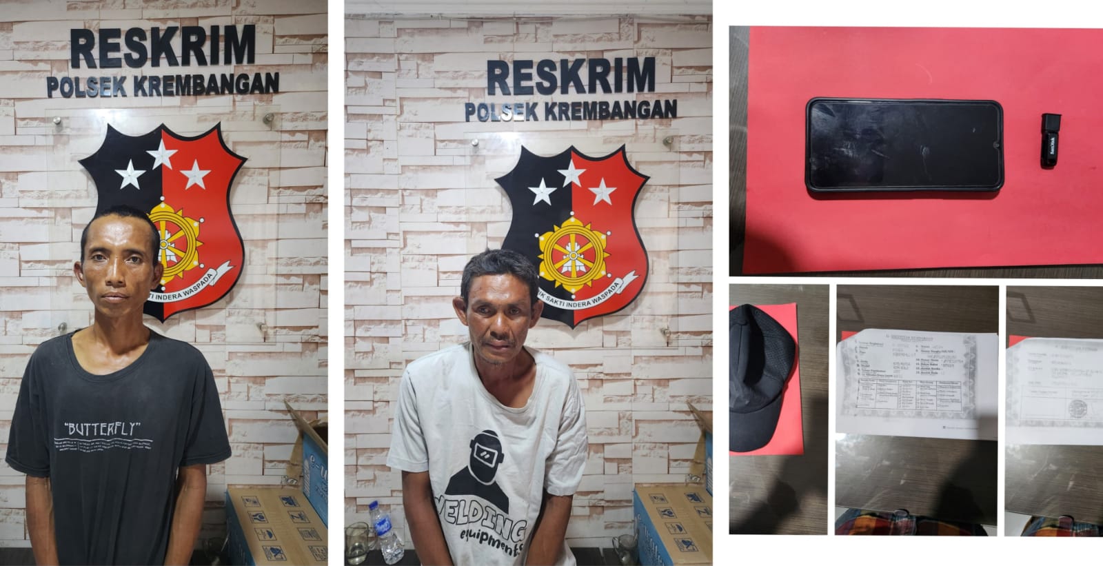 Polsek Krembangan Amankan Komplotan Curanmor Yang Beraksi  di Dupak Surabaya.