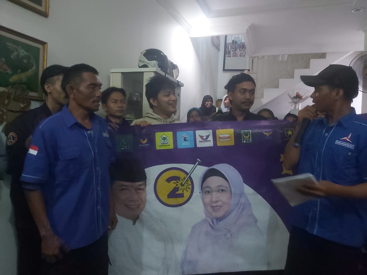 Menit Akhir, Simpatisan Demokrat Deklarasi Masyal dan Intan