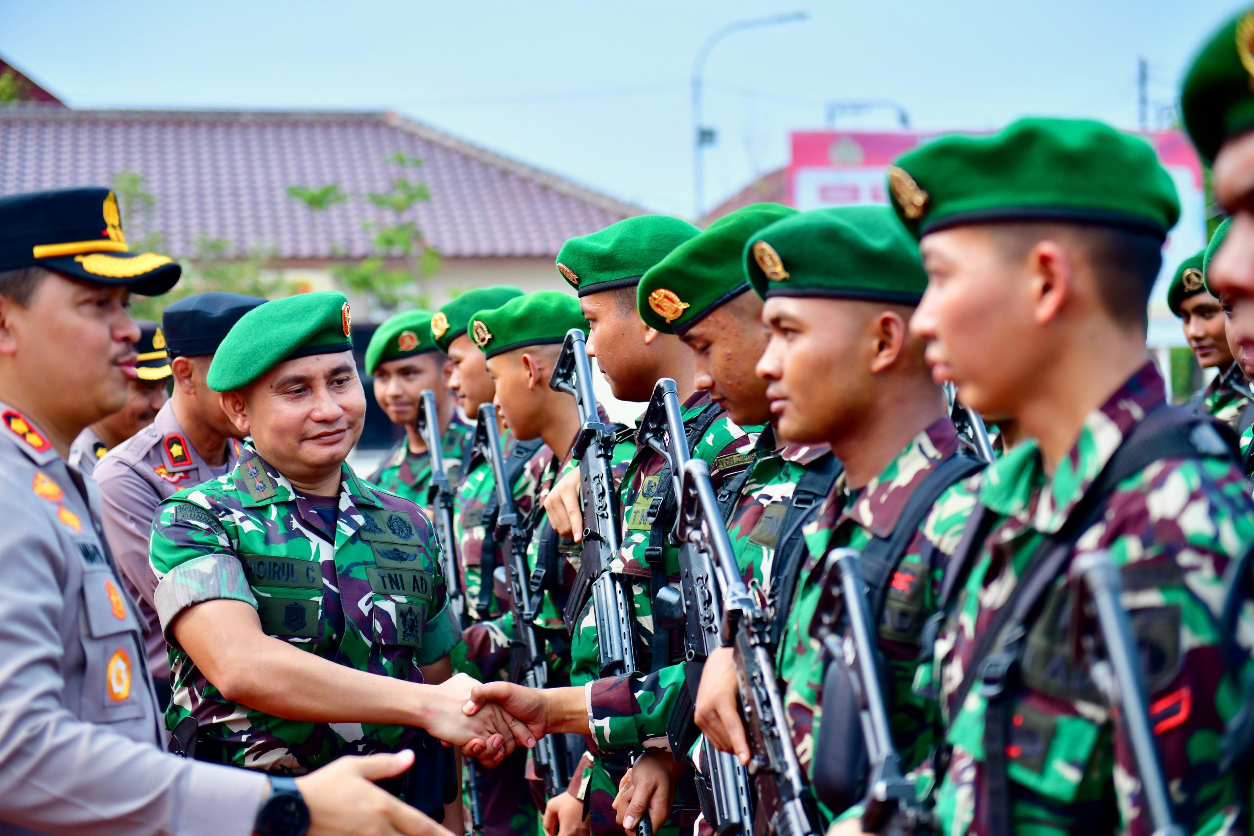 Dandim 0719/Jepara Bersama Kapolres Jepara Gelar Apel Pergeseran Pasukan untuk Pengamanan Pilkada 2024