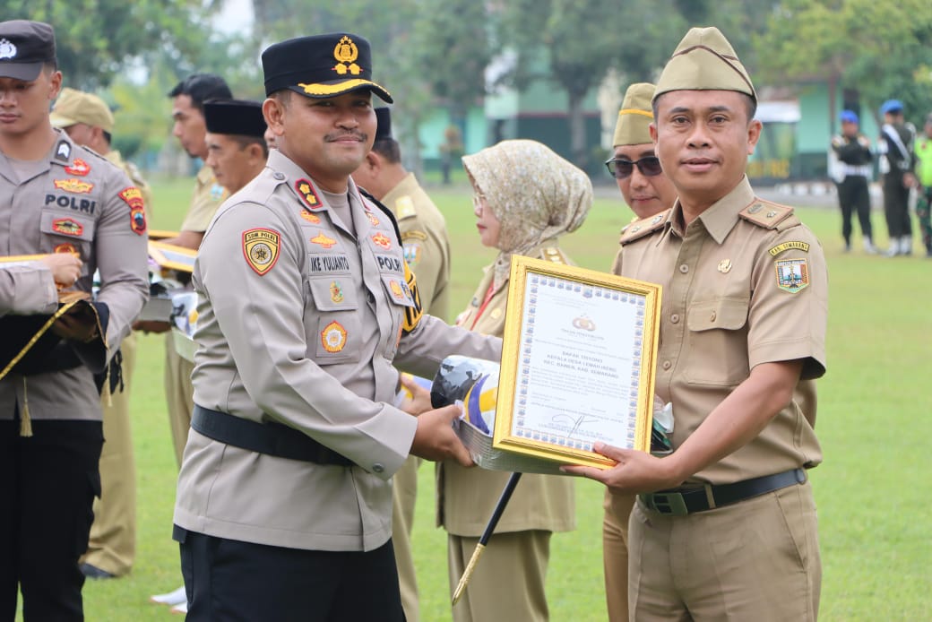 Polres Semarang Berikan Penghargaan Instansi Membantu Ciptakan Kamtipmas Kondusif