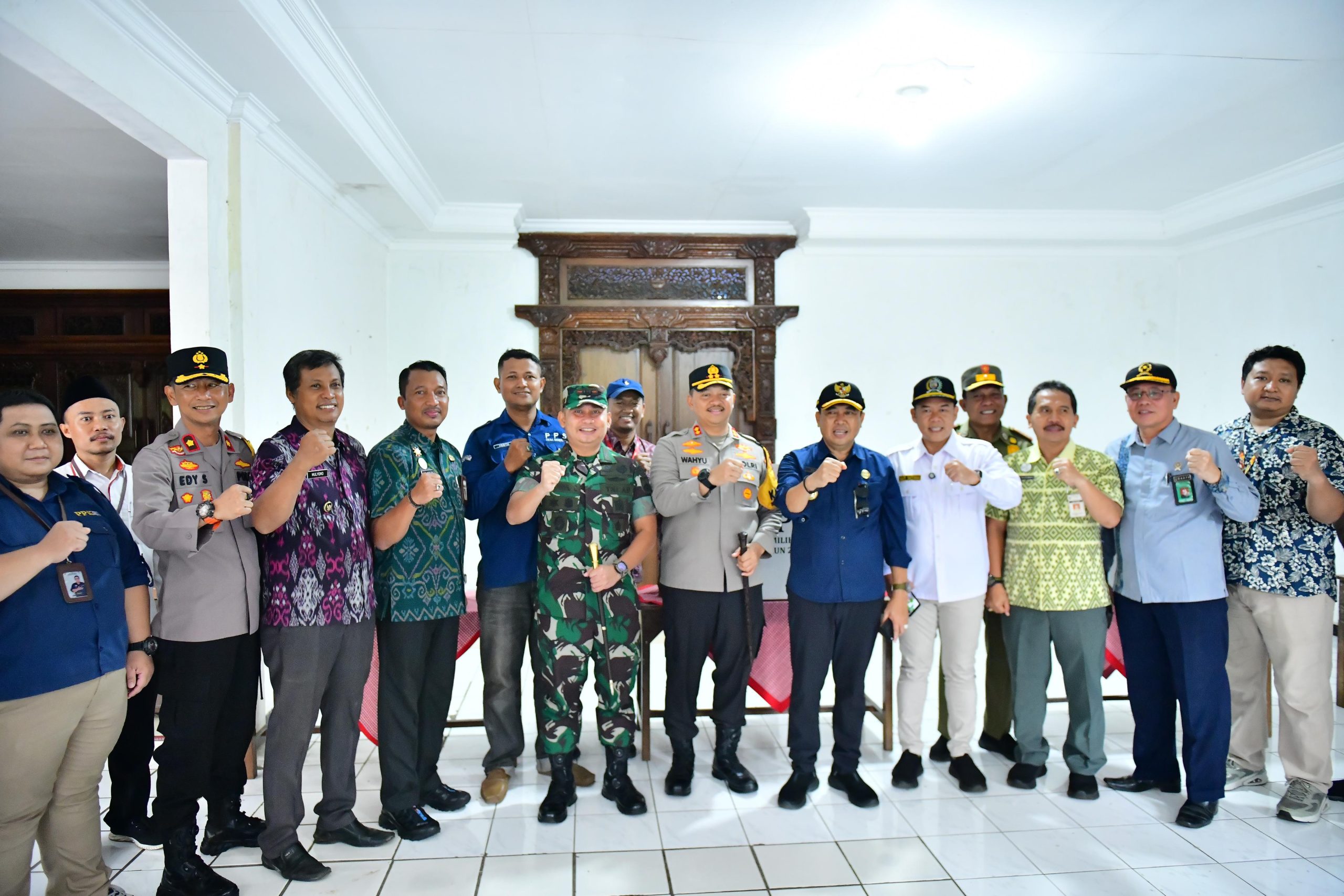 Komandan Kodim 0719/Jepara Bersama Forkopimda Lakukan Monitoring Pilkada 2024 di Empat Kecamatan