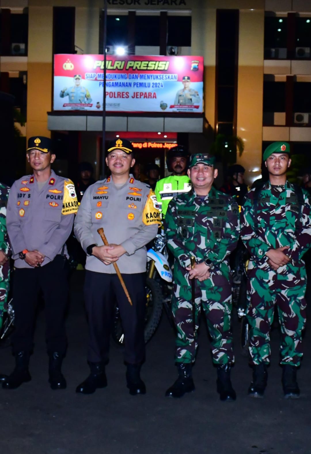 Dandim 0719/Jepara Turun Langsung ke Lapangan dalam Patroli Skala Besar Bersama Kapolres