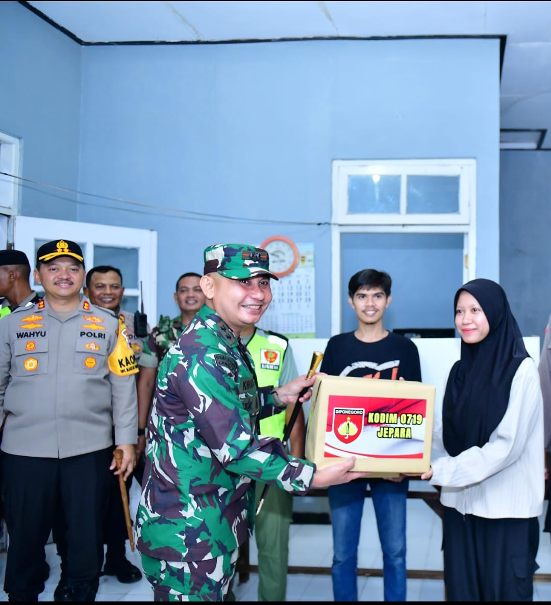Dandim 0719/Jepara Turun Langsung Ke Lapangan Dalam Patroli Skala Besar Bersama Polres