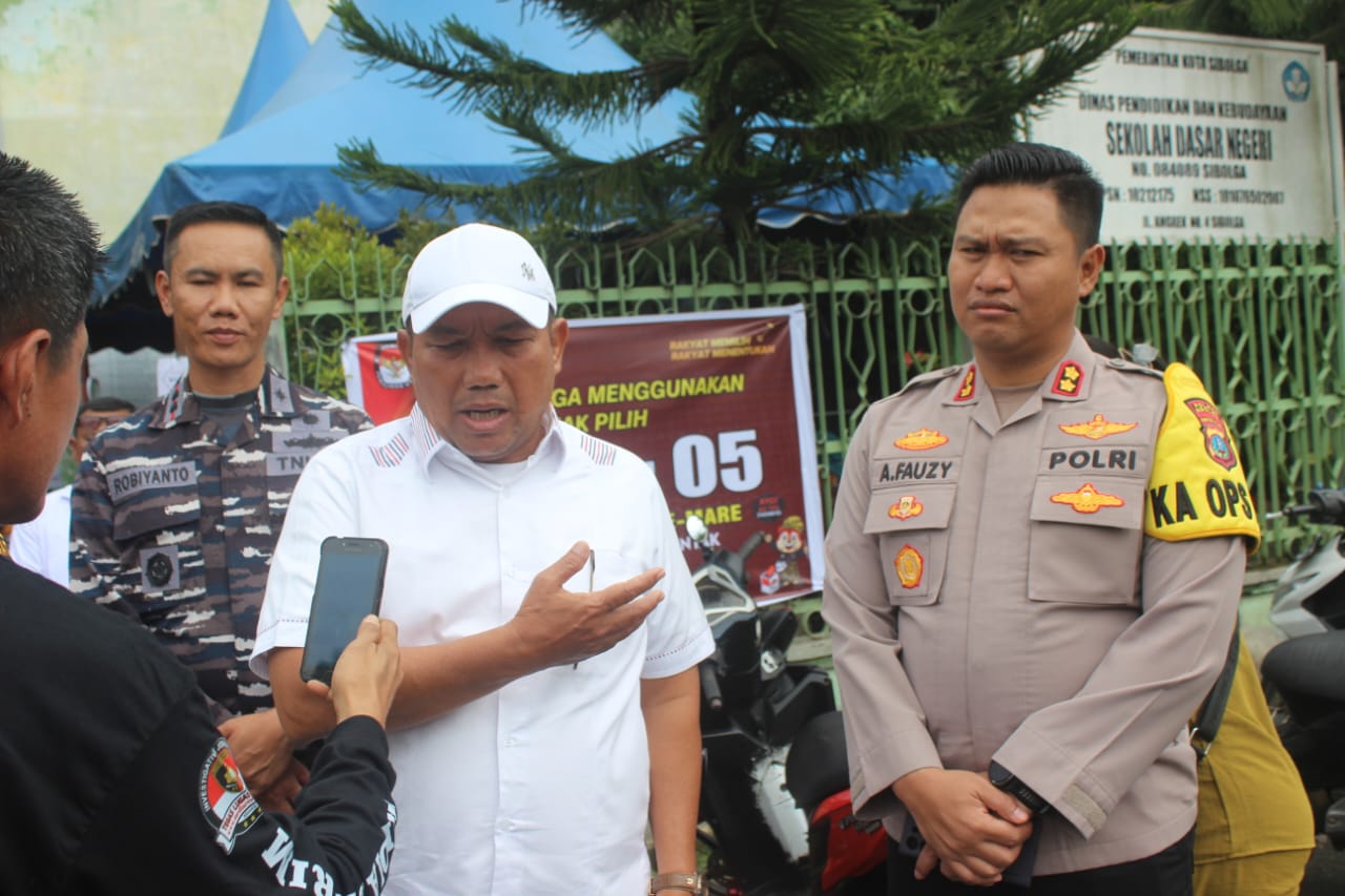 Polres Sibolga Laksanakan Patroli Bersama Forkopimda, Pengecekkan TPS