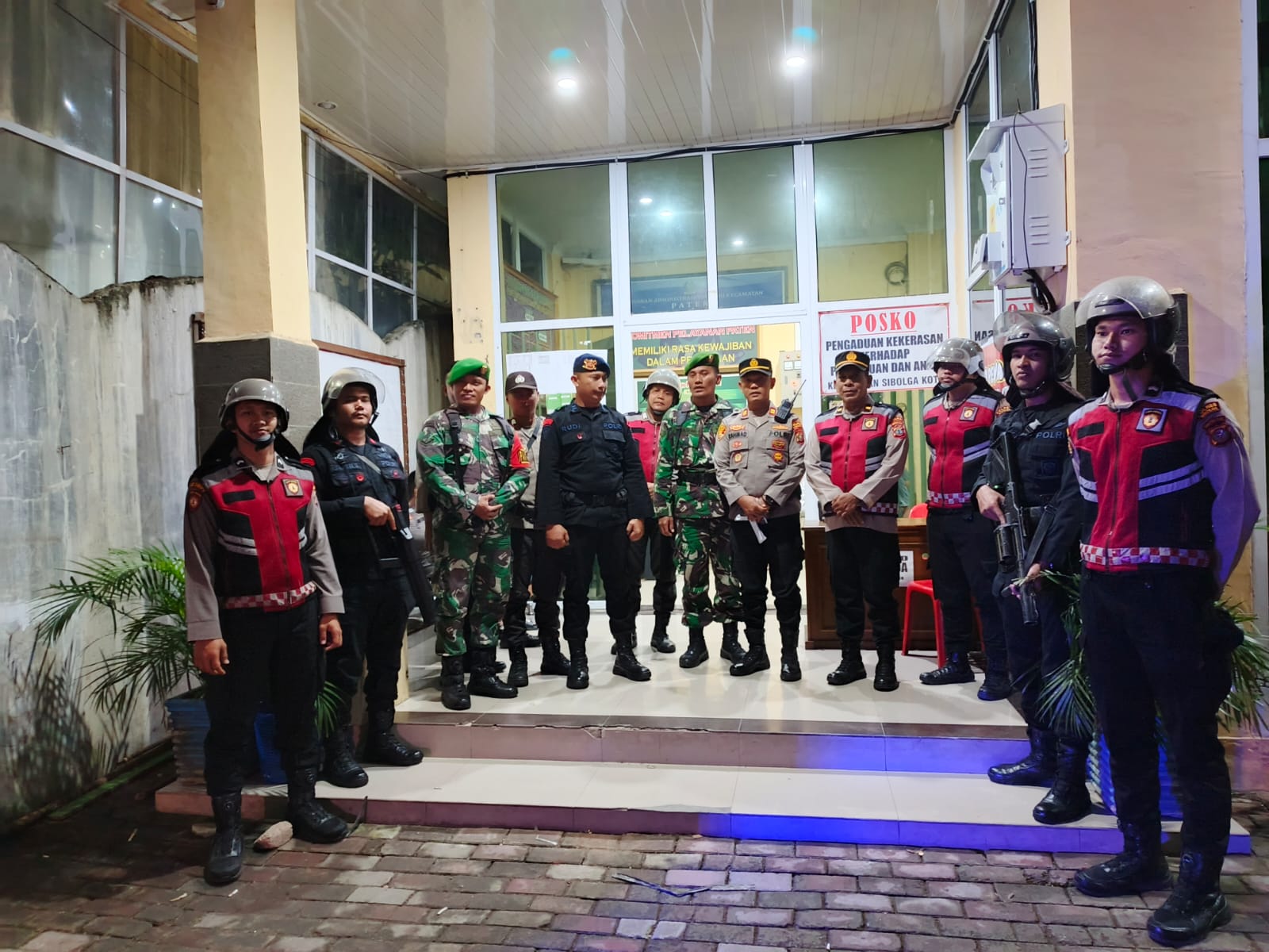 Polres Sibolga Patroli Ke Kantor PPK Tempat Penyimpanan Kotak Suara