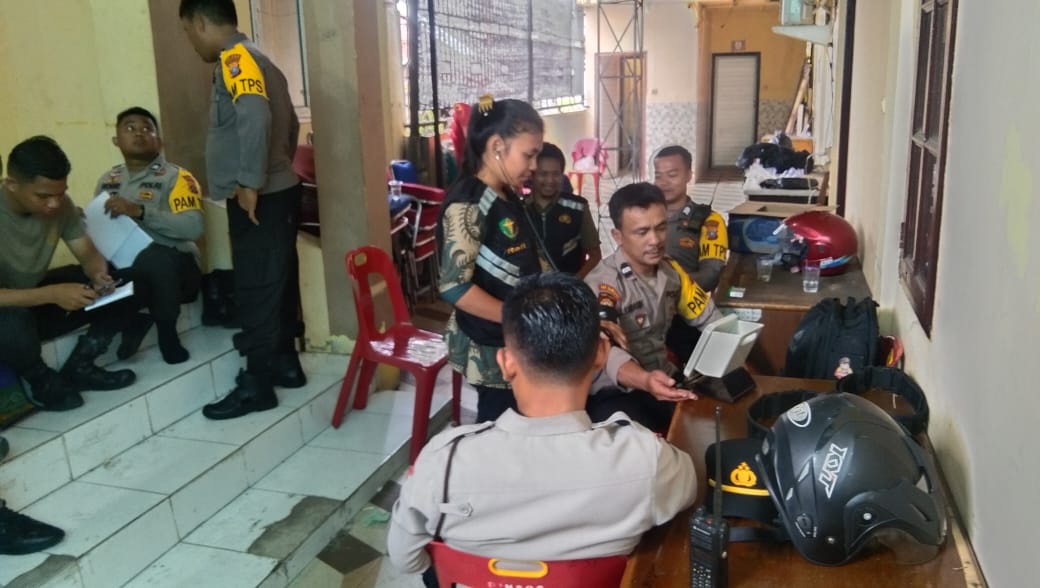Personil Pam PPK Tetap Prima, Sidokkes Polres Sibolga Periksa Kesehatan
