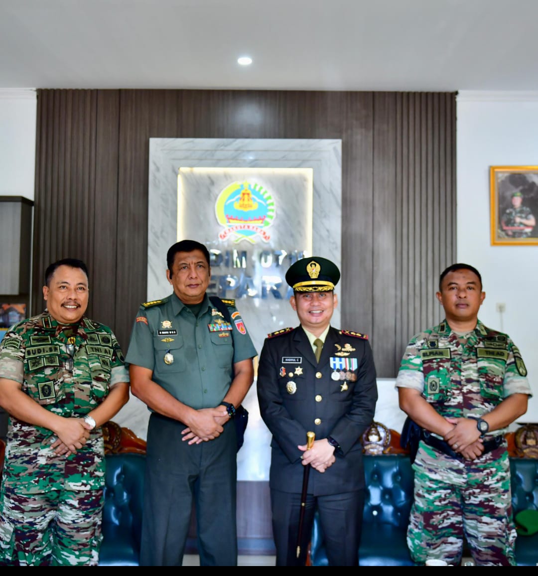 Dandim 0719/Jepara Letkol Arm Khoirul Cahyadi, SE., Terima Kunjungan Pamen Ahli Pangdam IV/ Diponegoro Bidang Sosial Budaya