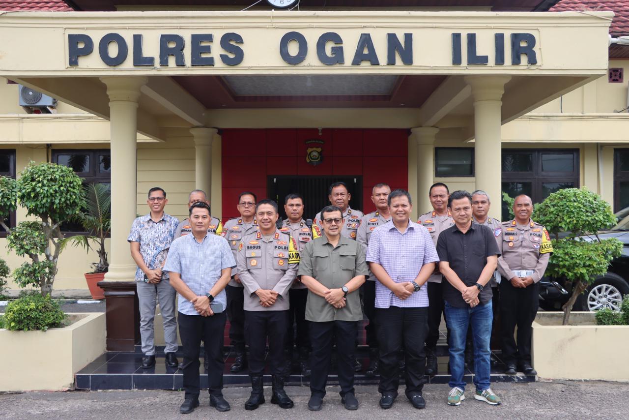 Ba Intelkam Mabes Polri Kunjungi Mapolres Ogan Ilir dalam rangka Asistensi Pilkada Provinsi Sumsel