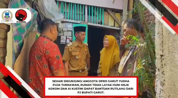 PJ Bupati Garut Respons Cepat, Bantu Warga yang Rumahnya Terancam Ambruk