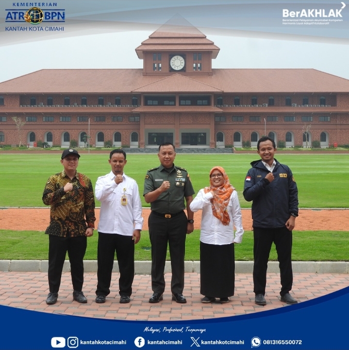 Kantor Agraria Dan Tata Ruang/ Kepala Badan Pertanahan Kota Cimahi Lakukan Pengecekan Permohonan Pertimbangan Teknis Pertanahan