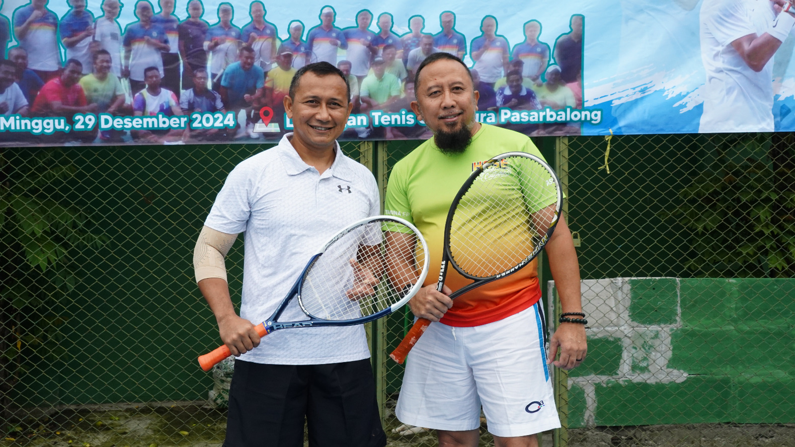 Danrem 063 / SGJ Membuka Kegiatan Silaturahmi Pertandingan Tenis Dalam Rangka HUT Pelti Cabang Kota Cirebon ke 3