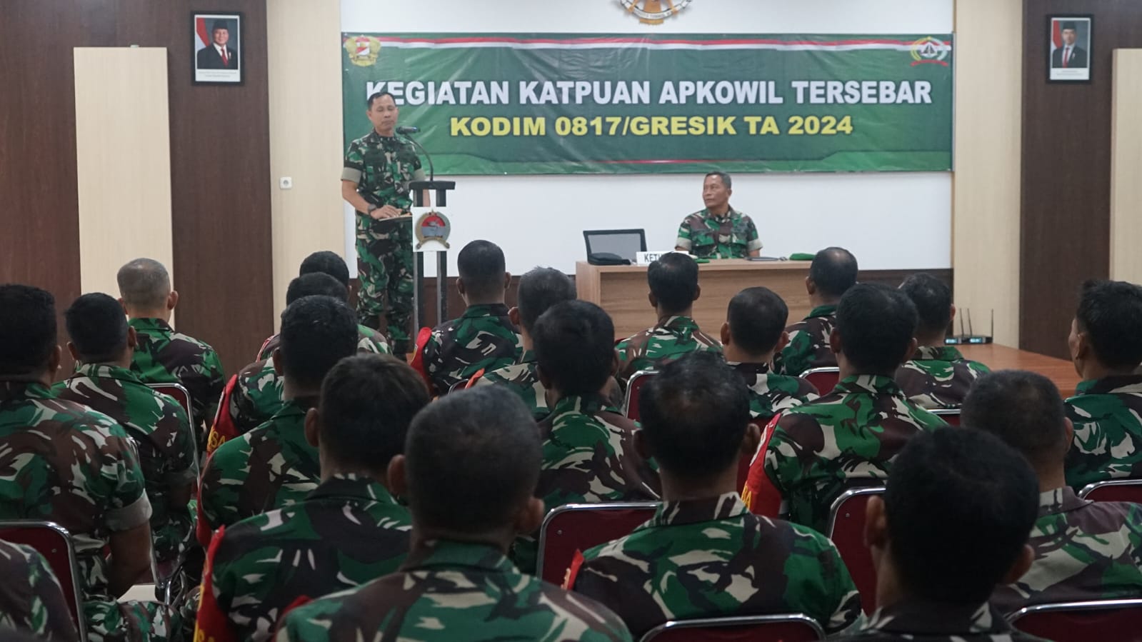 Kodim 0817/Gresik Gelar Kegiatan Katpuan Apkowil Tersebar Bersama Tim Puste