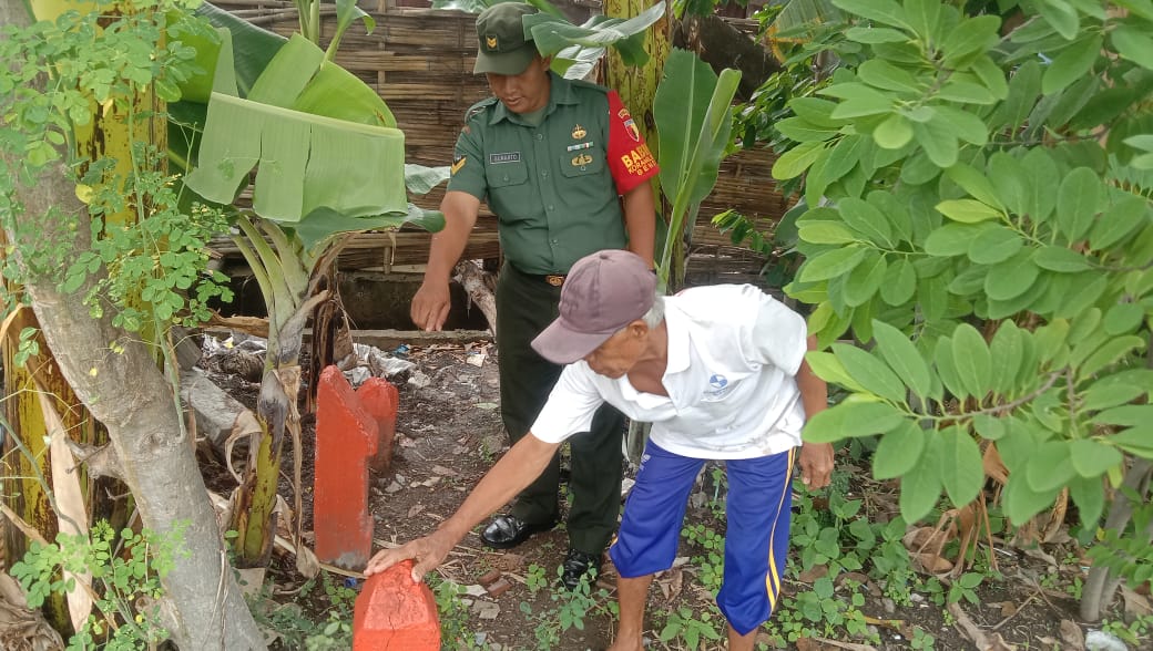 Babinsa Koramil Benowo Gelar Patroli dan Sosialisasi Keamanan Jalur Pipa Pertamina