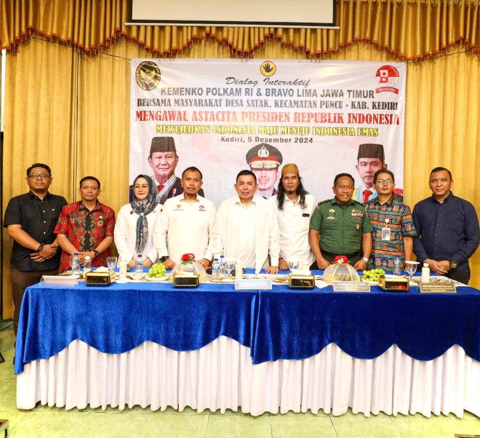 SEKRETARIS SATGAS SABER PUNGLI PERINTAHKAN USUT PRAKTEK PUNGLI DI DESA SATAK – KEDIRI.