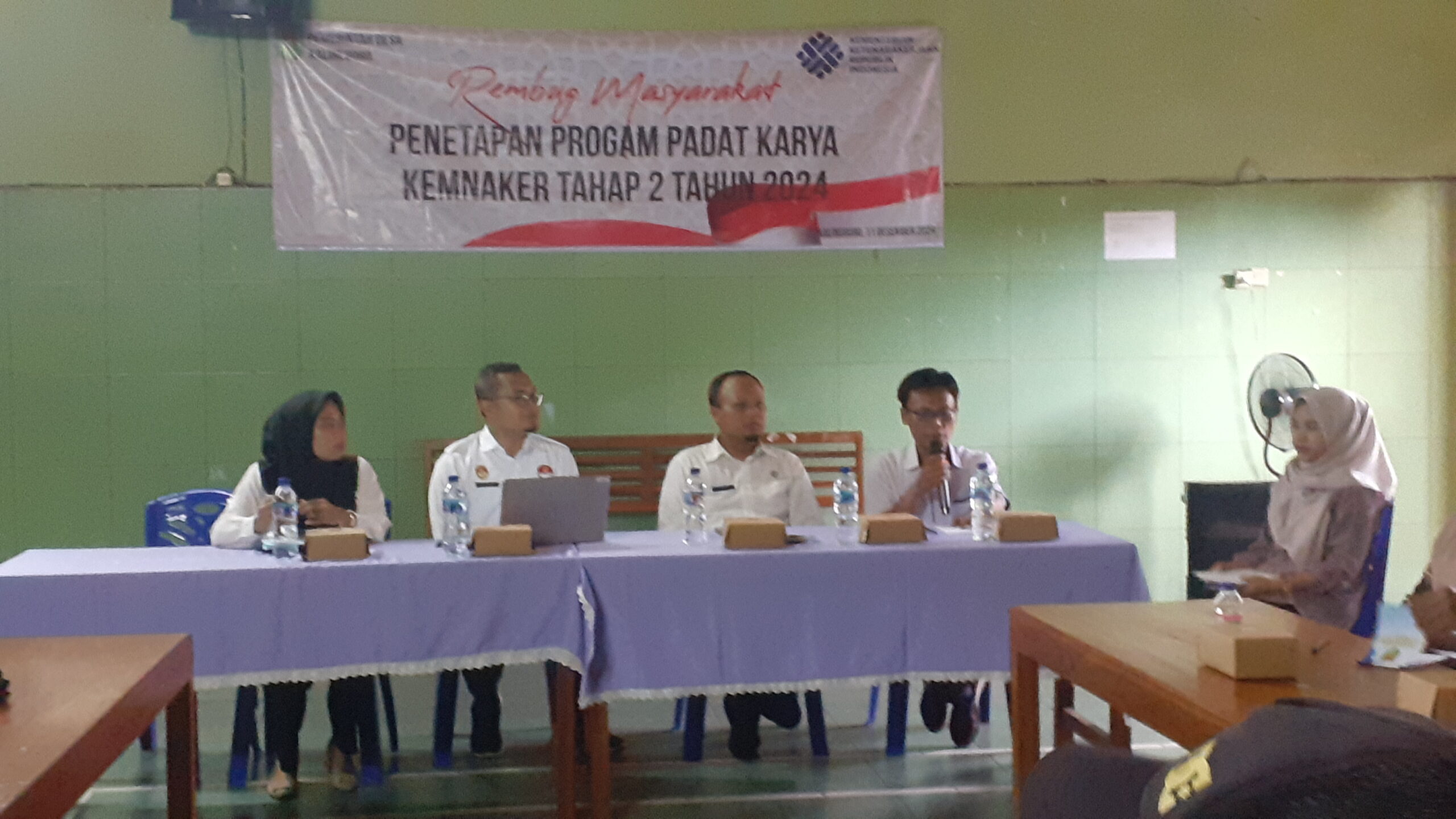 Rembuk Masyarakat, Program Padat Karya Tahap 2 Tahun 2024 untuk Pembangunan Drainase