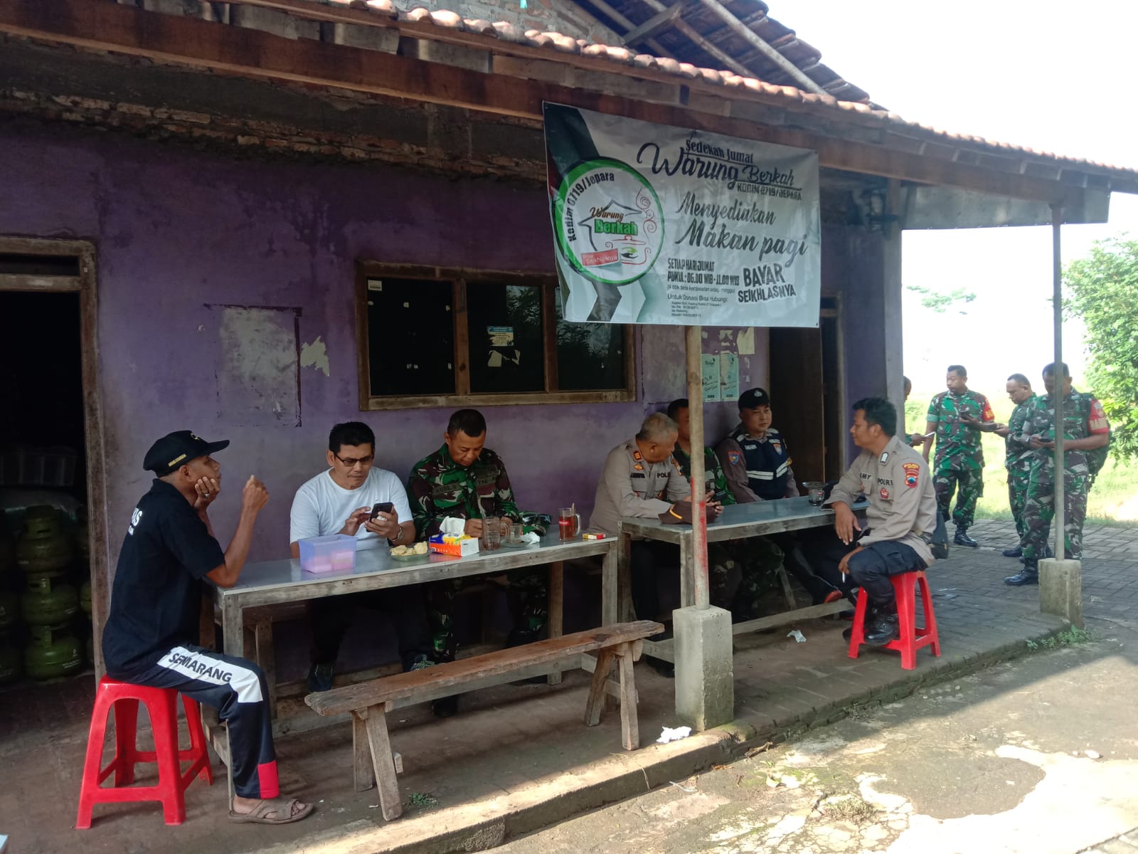 Kodim 0719/Jepara Perkuat Progran”Warung Berkah” di 5 Kecamatan, Dandim : ” Semoga Menjadi Berkah Bagi Semua”