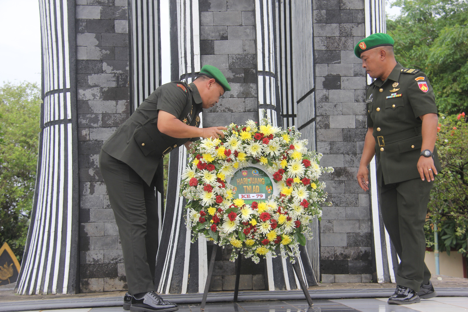 Peringati Hari Juang TNI-AD, Kodim 0719/Jepara Gelar Ziarah Rombongan di Taman Makam Pahlawan Giri Dharma
