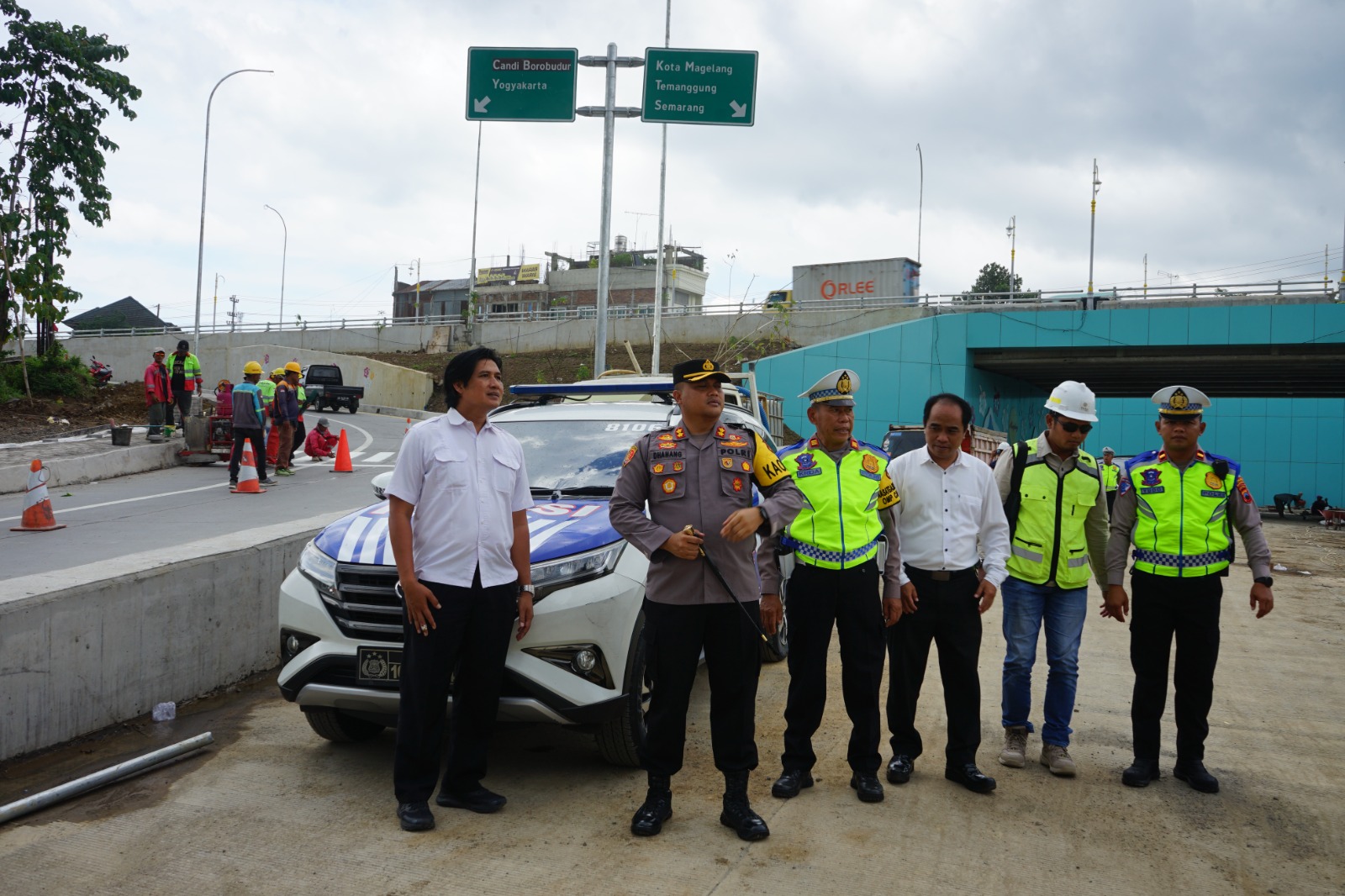 Kapolres Magelang Kota Cek Underpass Canguk Pastikan Siap Digunakan Untuk Pengamanan Natal dan Tahun Baru 2025