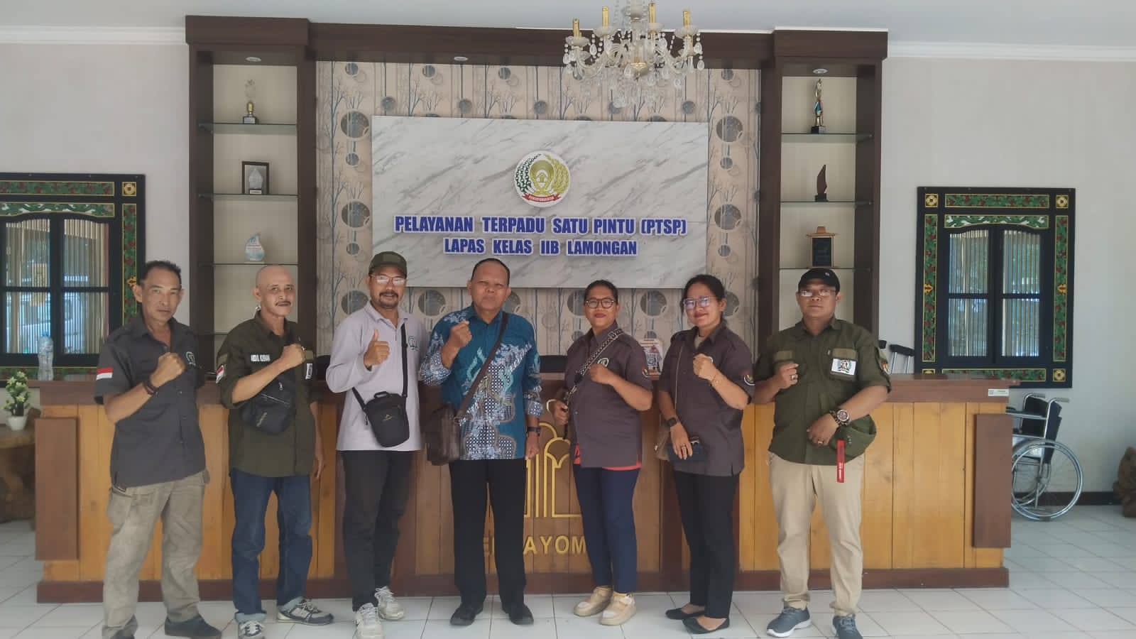 BGR (Barisan Gotong Royong) Adakan Kunjungan Sosial ke Lapas Kelas IIB Lamongan
