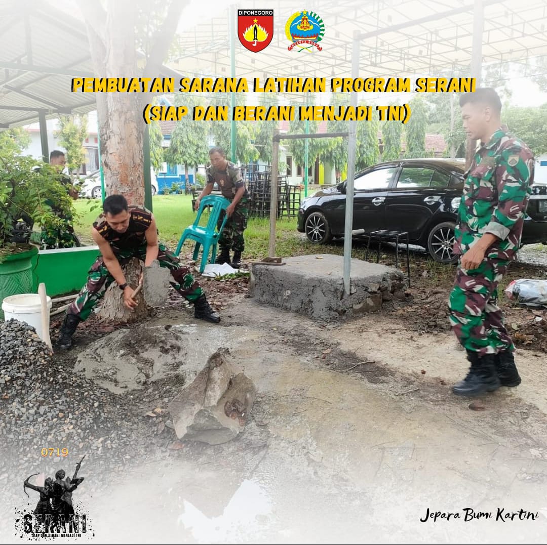 Kodim 0719/Jepara Bangun Sarana Latihan untuk Optimalisasi Program SERANI