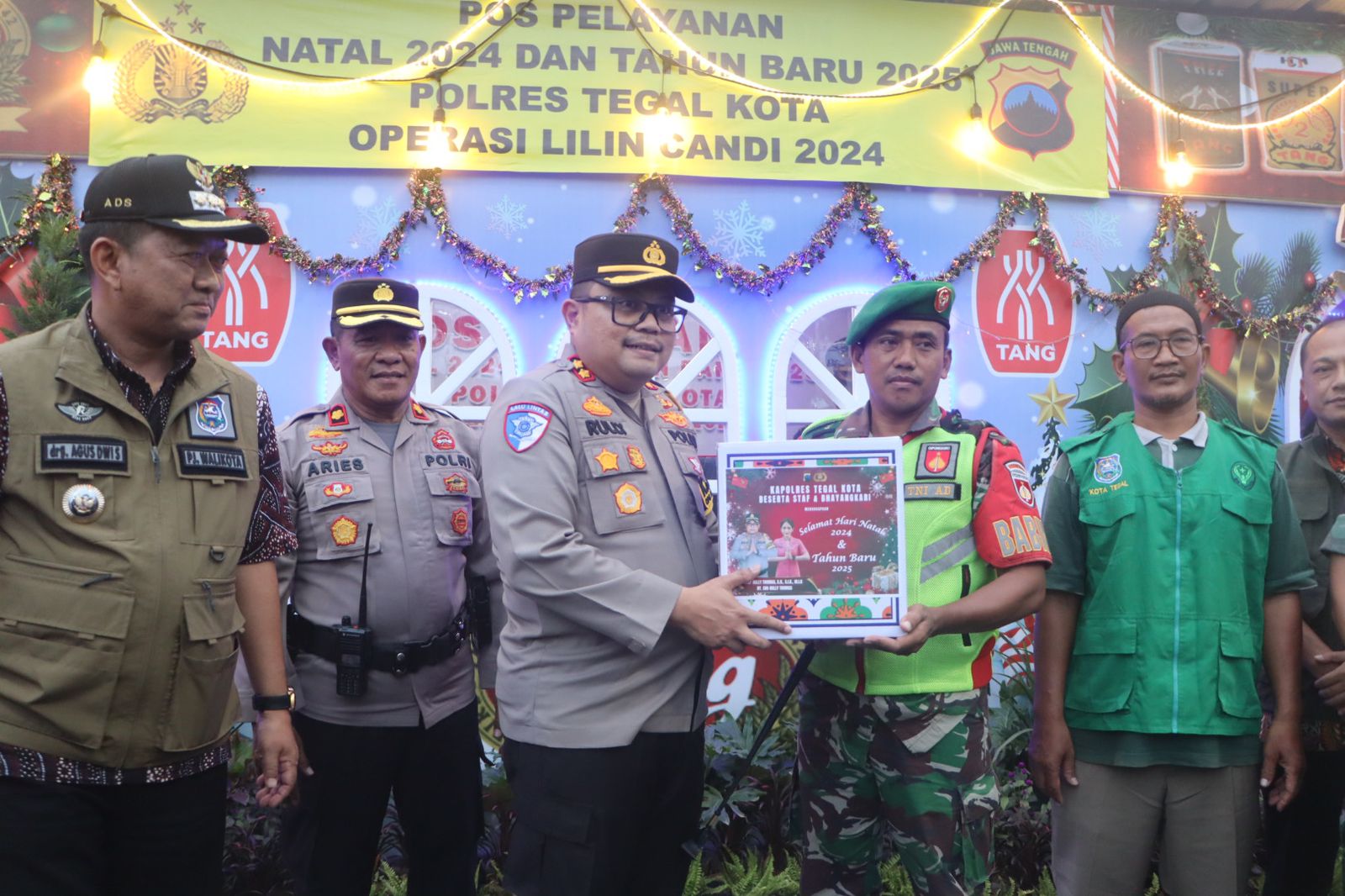 Pastikan Keamanan Ibadah Perayaan Natal, Forkopimda Kota Tegal Monitoring ke Sejumlah Gereja