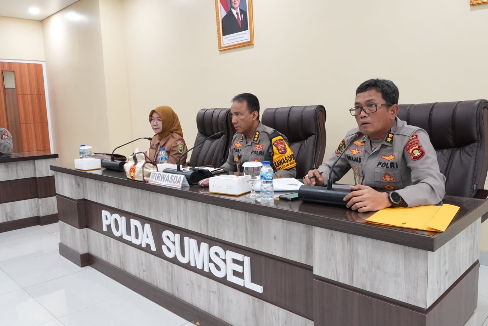 Polda Sumsel Gelar Rapat Persiapan Akselerasi Program Pemanfaatan Lahan Produktif Mendukung  Percepatan Swasembada Pangan.