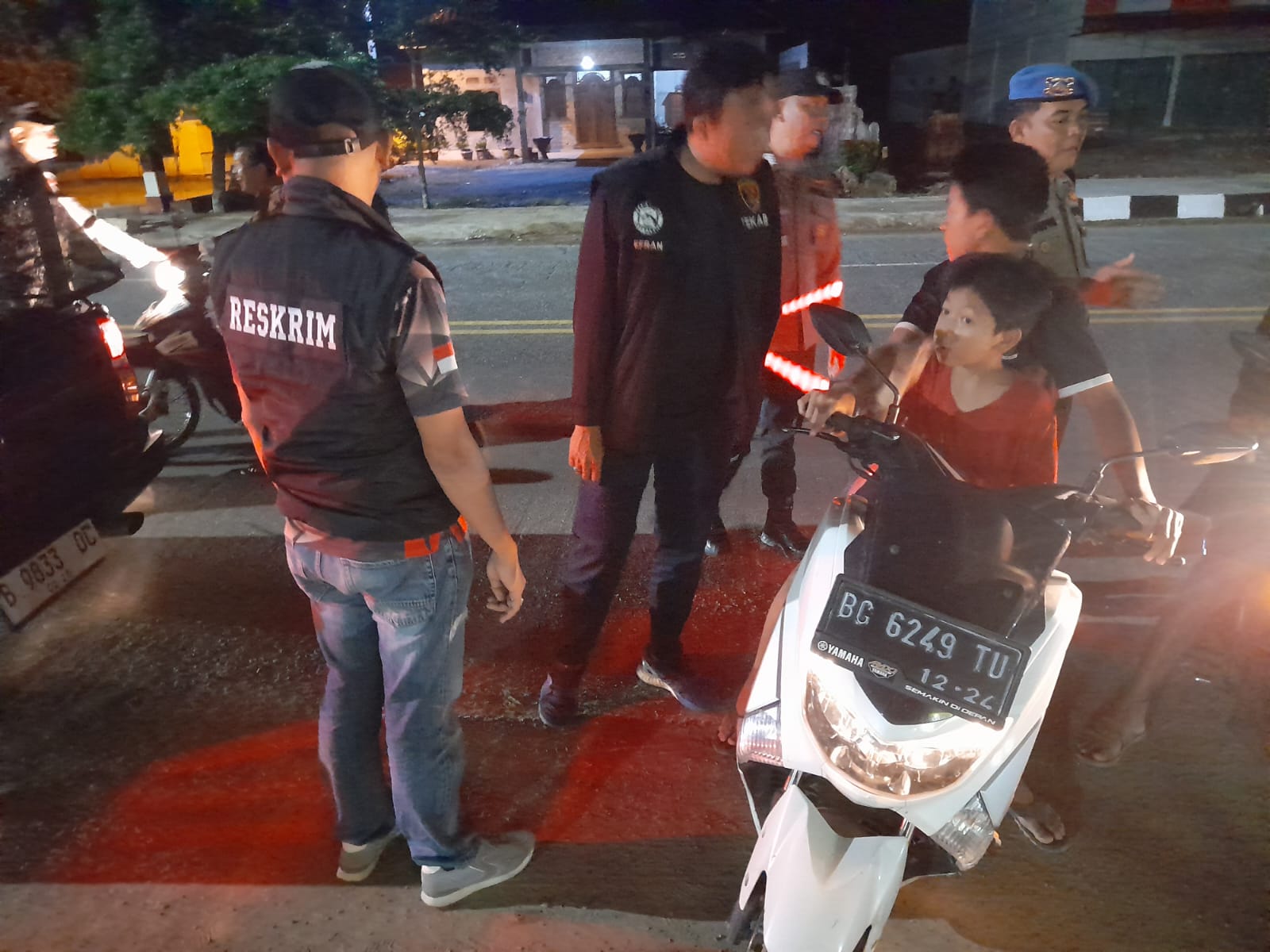 Antisipasi Hari Libur Nataru 2024 – 2025, Polsek Indralaya Gelar KRYD di Jalan Lintas Timur