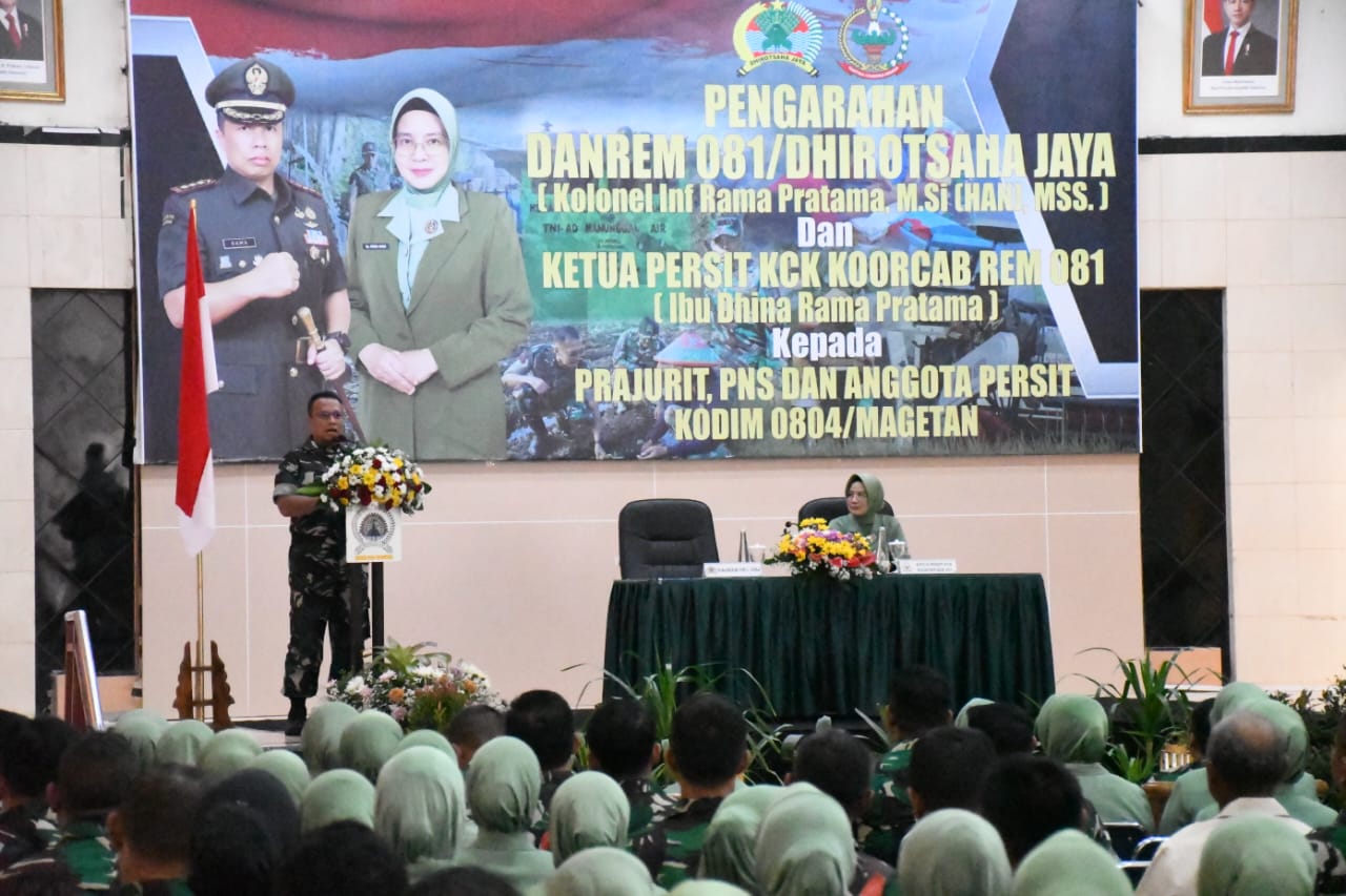 Danrem 081/DSJ : Jaga Kekompakan, Laksanakan Tugas dengan Riang Gembira dan Semangat!