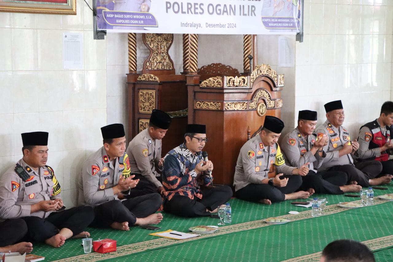 Polres Ogan Ilir Gelar Doa Bersama Sambut Tahun Baru 2025