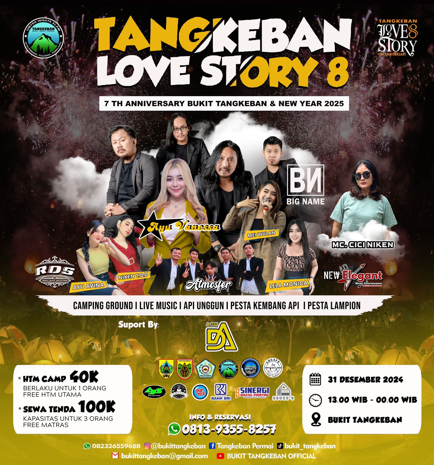 7 Th Anniversari O.W.Tangkeban Dan Menyambut Tahun Baru 2025 Akan Di Goyang Dengan Live Musik Dangdut