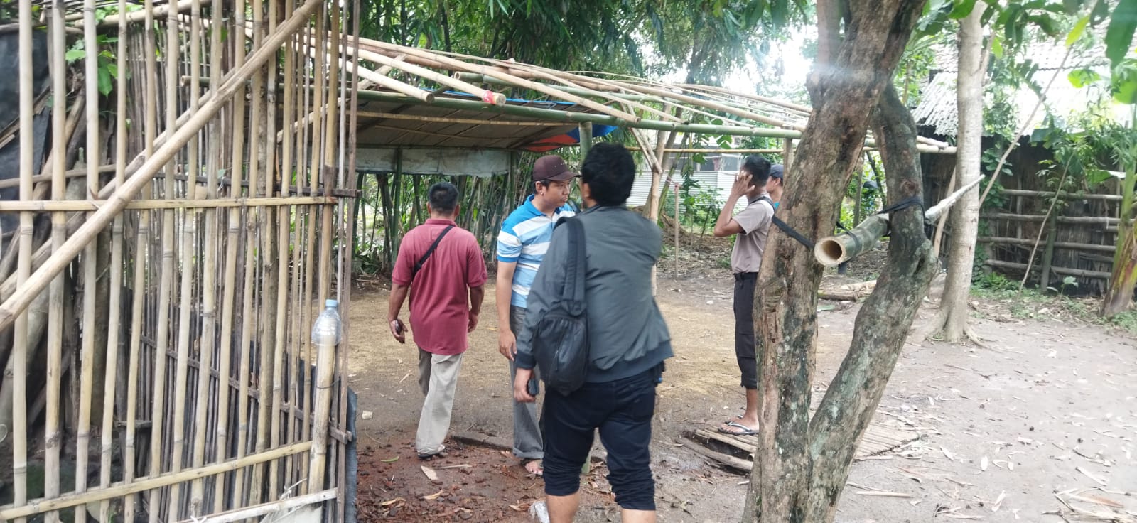Polsek Baron Lakukan Pengecekan Lokasi Diduga Tempat Sabung Ayam