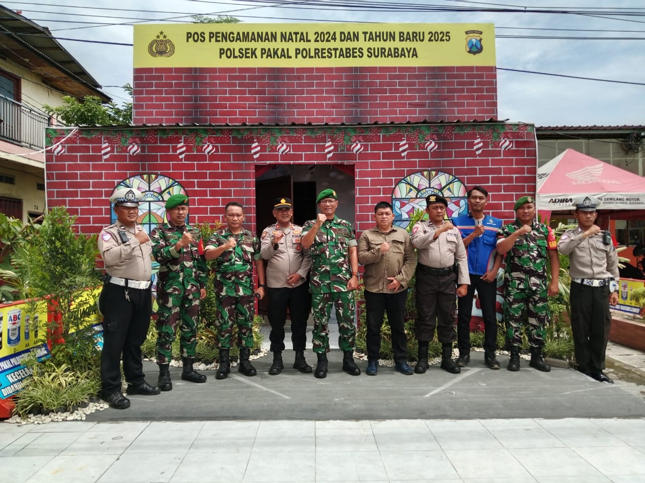 Kasdim 0830/Surabaya Utara Pastikan Keamanan Jelang Tahun Baru 2025