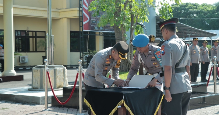 Mutasi Jabatan di Polres Nganjuk, Kapolres: Momentum Penyegaran dan Optimalisasi Kinerja