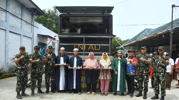 Kodam I/BB Gelar Aksi Sosial Bantu Dhuafa dan Anak Yatim dengan Makanan Sehat dan Bergizi