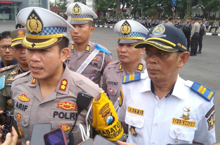 Polrestabes Surabaya Siapkan 12 Titik Penyekatan Pada Malam Pergantian Tahun